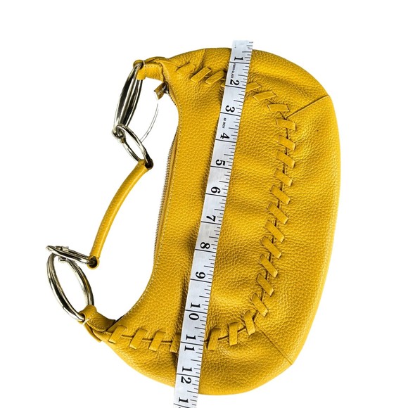 BCBGMAXAZRIA Yellow Hobo With Stitch - Picture 11 of 12